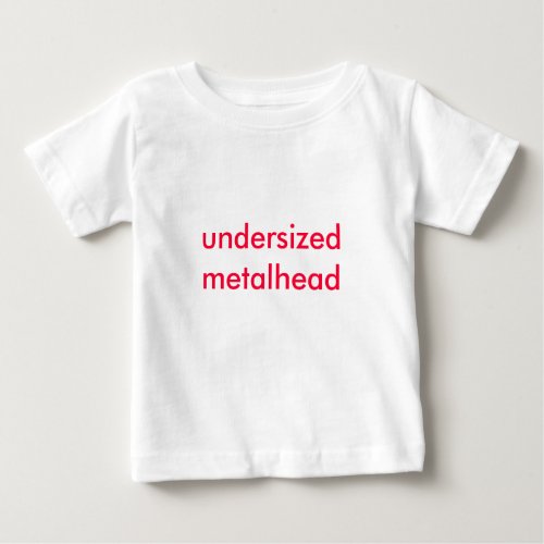 undersized metalhead baby T_Shirt