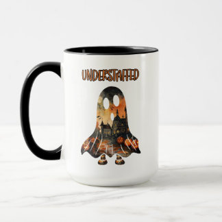 Understaffed Humor Sarcastic Halloween Ghost Mug
