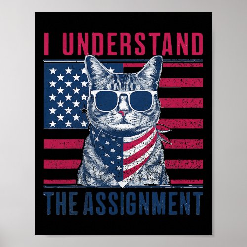 Understand The Ignment Kamala Harris Childless Cat Poster