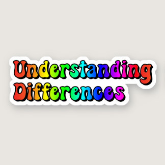 Understanding Differences Rainbow Neurodiversity Sticker