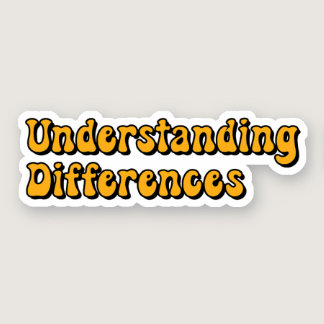 Understanding Differences Yellow Neurodiversity Sticker