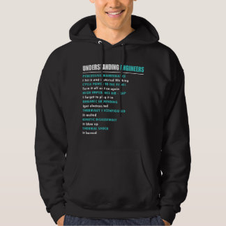 Understanding Engineers Funny Mechanical Engineer Hoodie