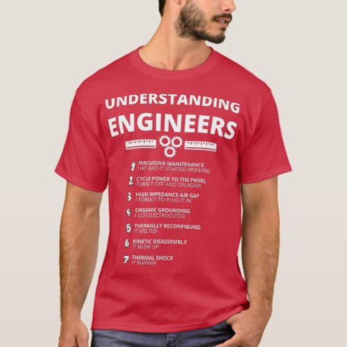 Understanding Engineers Funny Sarcastic Engineerin T_Shirt