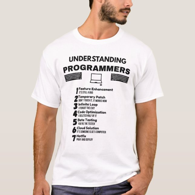 Understanding programmers   T-Shirt (Front)