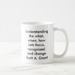Understanding the what, when, howLets focus, re... Coffee Mug