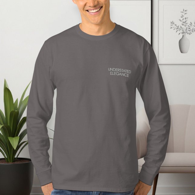 Understated Elegance Embroidered Long-Sleeve  Long Sleeve T-Shirt (Creator Uploaded)