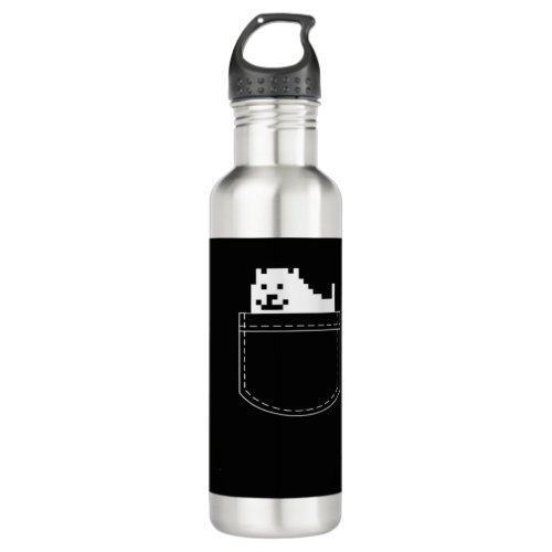 Undertale Dog Pocket Tee  Stainless Steel Water Bottle