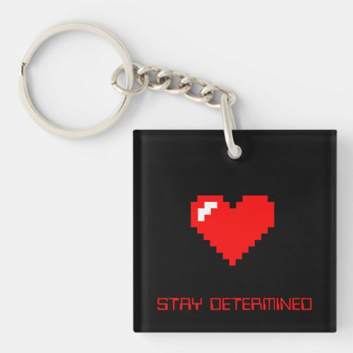 Undertale inspired quote 2 keychain