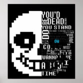 Undertale Sans Posters for Sale