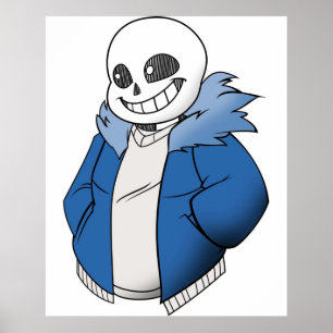 Undertale Sans Vector Poster