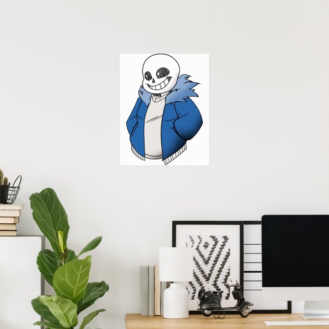 Undertale Sans Vector Poster | Zazzle