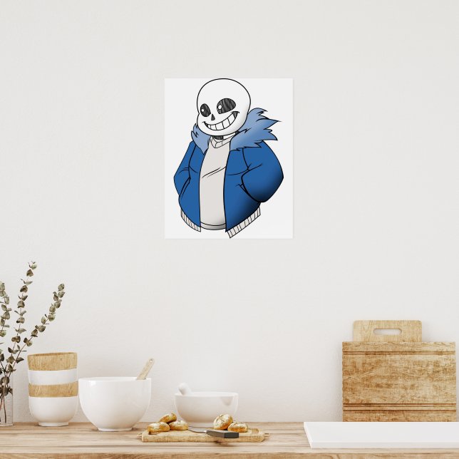 Undertale Sans Vector Poster | Zazzle