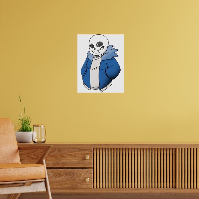 Undertale Sans Vector Poster | Zazzle