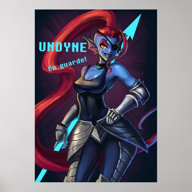 Undertale Undyne Poster (Front)