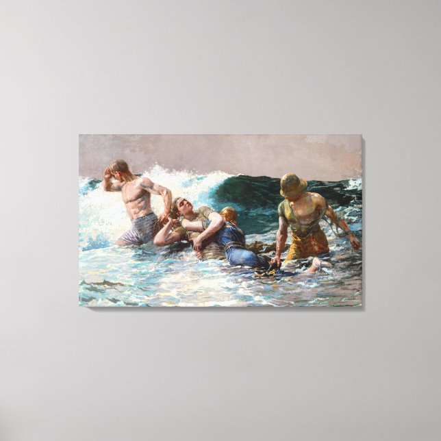 Undertow | Winslow Homer | Canvas Print (Front)