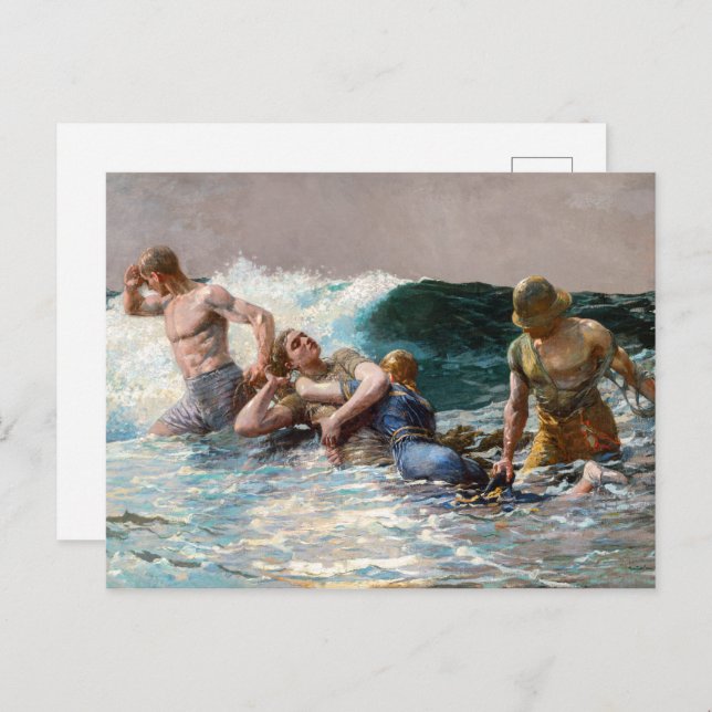 Undertow | Winslow Homer | Postcard (Front/Back)