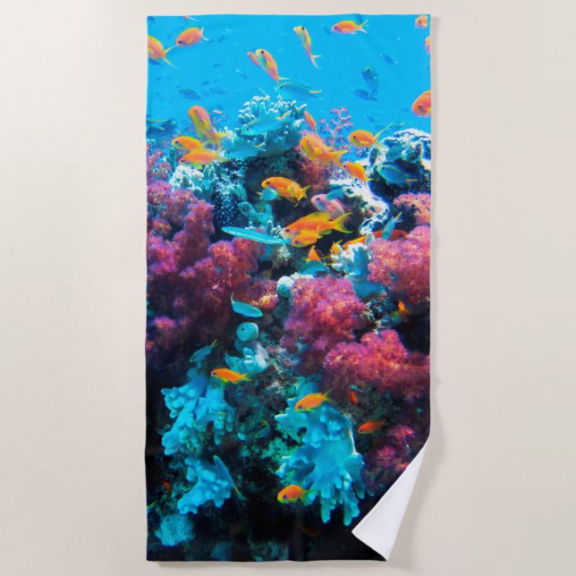 Underwater 15 Beach Towel (Front)