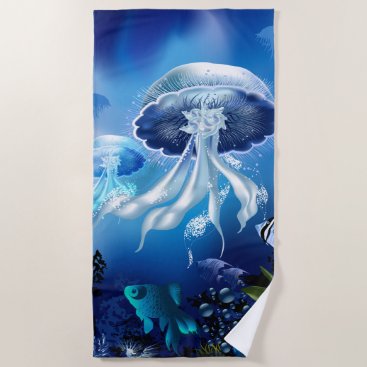 Underwater 6 Beach Towel Underwater 6 Beach Towel