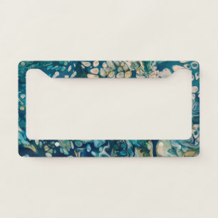 Underwater Abstract Fantasy License Plate Frame