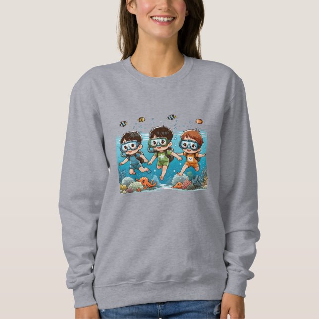 Underwater Adventure with Friends Sweatshirt (Front)