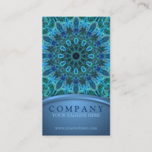 Underwater Beauty Mandala Business Card