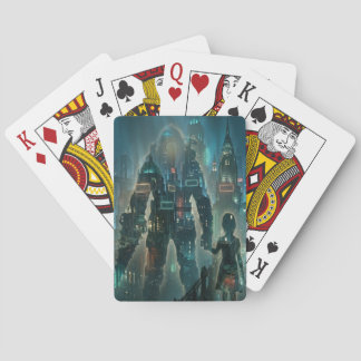 Underwater Big Daddy & Little Sister Playing Cards