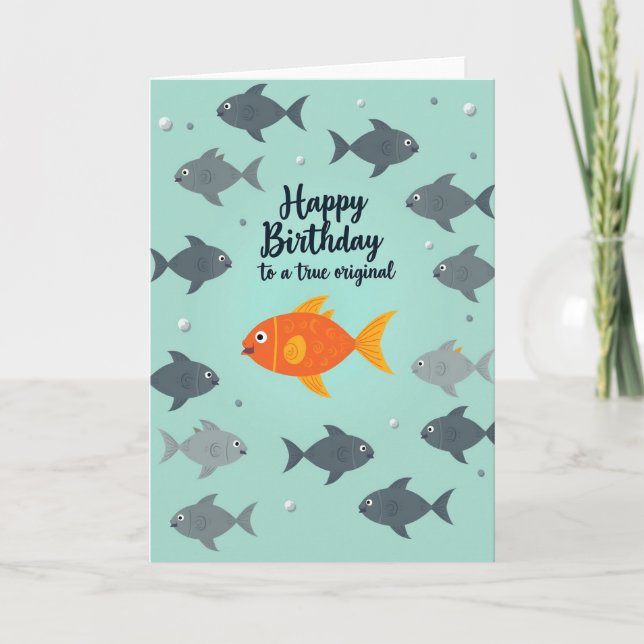 Underwater Birthday Card (Front)