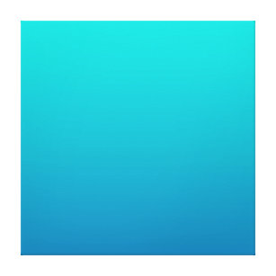 Underwater Blue and Teal Gradient Background Canvas Print