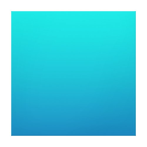 Underwater Blue and Teal Gradient Background Canvas Print