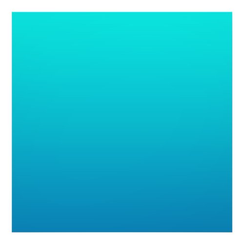 Underwater Blue and Teal Gradient Background Photo Print