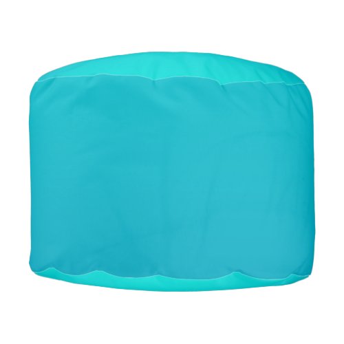 Underwater Blue and Teal Gradient Background Pouf