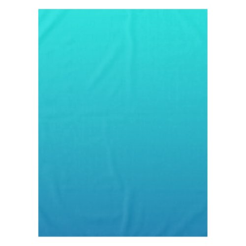 Underwater Blue and Teal Gradient Background Tablecloth