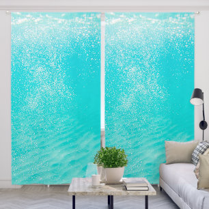 Underwater Caribbean Bubbles Dream 3 Blackout Curtains