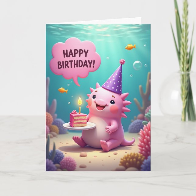 Underwater Celebration Card (Front)
