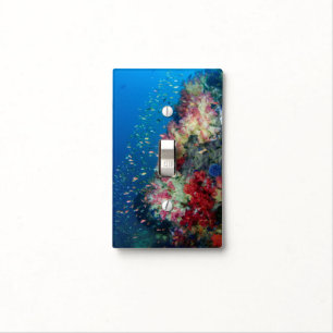 Underwater coral reef, Indonesia Light Switch Cover