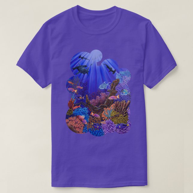 Underwater coral reef T-Shirt (Design Front)