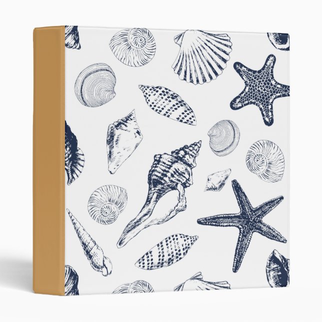 Underwater creatures 3 ring binder (Front/Spine)