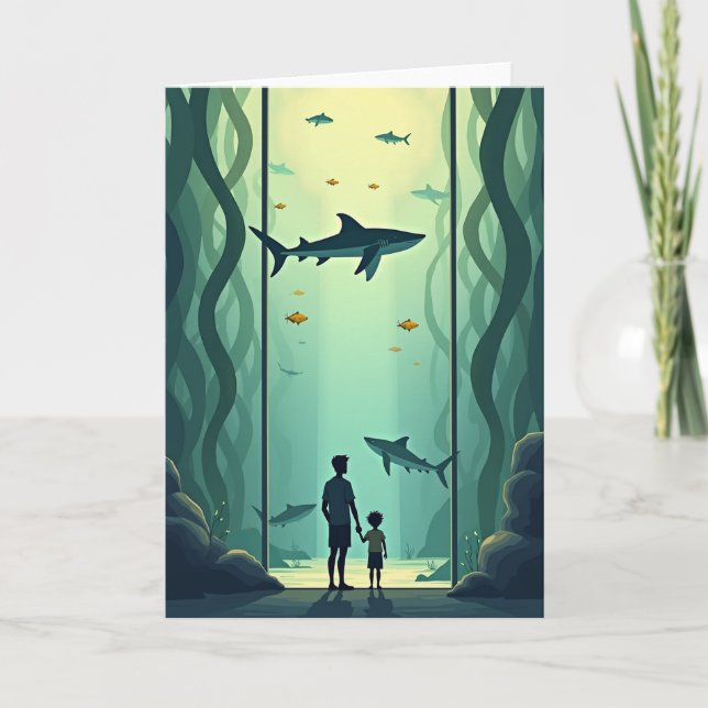 Underwater Dads Day Card (Front)
