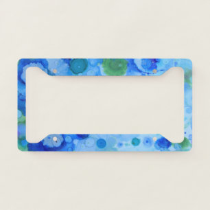 Underwater Design Blue and green License Plate Frame