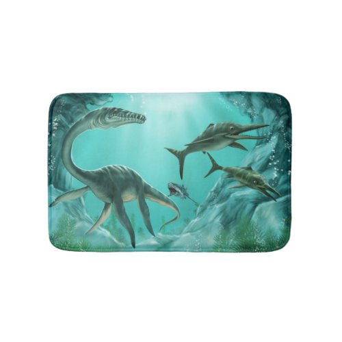 Underwater Dinosaur Bath Mats