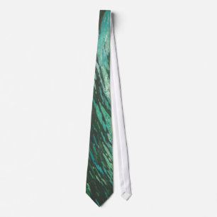 Underwater Dive Silk Tie by Margaret Juul