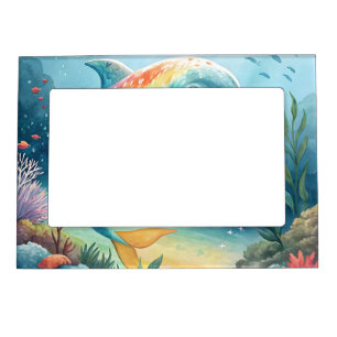 Underwater Dolphin Magnetic Frame