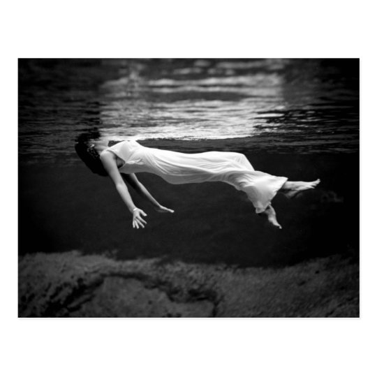 Underwater Fashion Photography Postcard | Zazzle.com