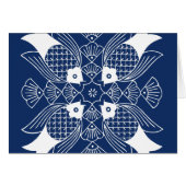Underwater Fish Design with Blue Background (Front Horizontal)