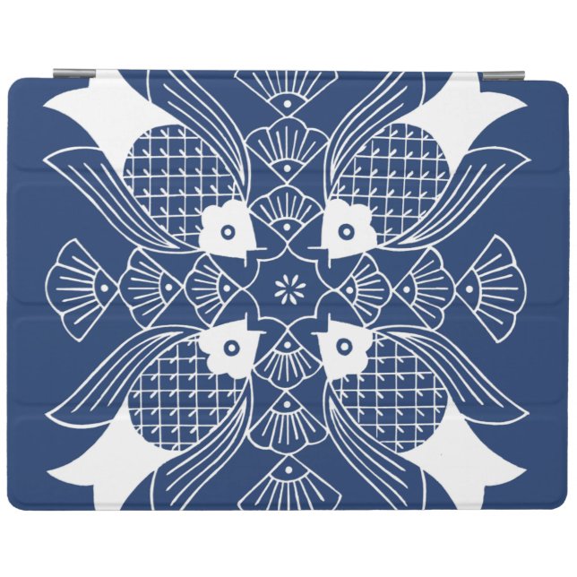 Underwater Fish Design with Blue Background iPad Smart Cover (Horizontal)