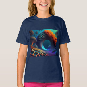 Underwater Fractal Landscape T-Shirt