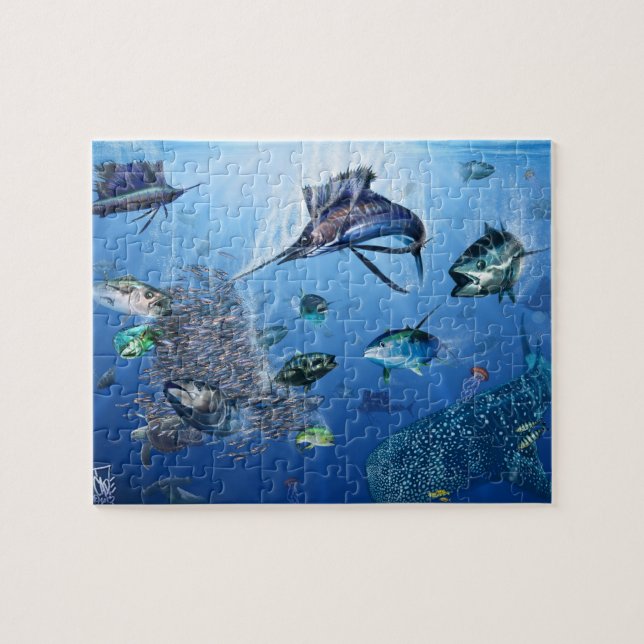 Underwater Frenzy Jigsaw Puzzle (Horizontal)