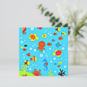 Underwater Friends, colorful and cute (Standing Front)