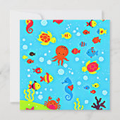 Underwater Friends, colorful and cute (Front)
