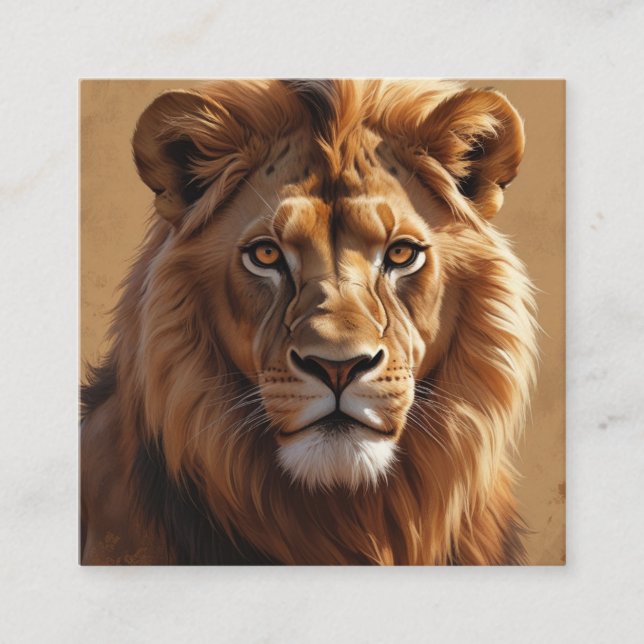 Underwater Harmony: Sea Turtle Family Adventures" Square Business Card (Front)